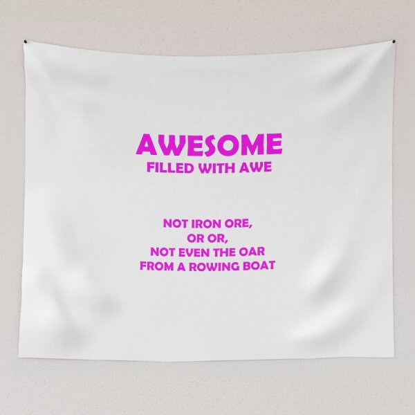 Item preview, Awsome - full of awe (Pink) designed and sold by stevenestor.