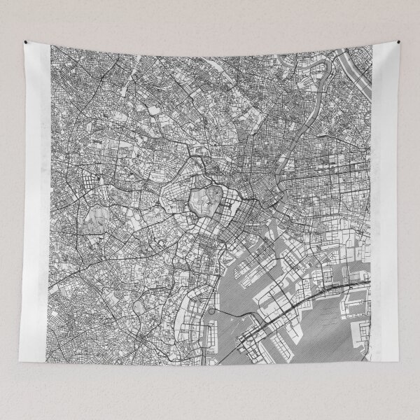 Item preview, Tokyo Map Line designed and sold by HubertRoguski.