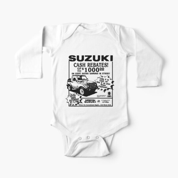 Suzuki Stockman Sj 410 413 Samurai Jimny Baby One Piece By Throwbackmotors Redbubble