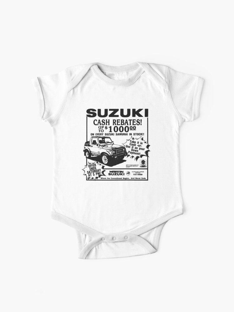Suzuki Samurai Sj 410 Sj 413 Jimny Baby One Piece By Throwbackmotors Redbubble