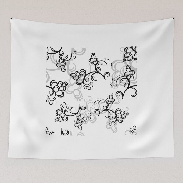 Item preview, White Flower Pattern designed and sold by Chesnochok.