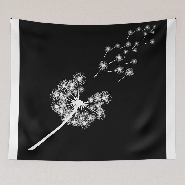 Item preview, Dandelion Seed Head Black designed and sold by jude3650.