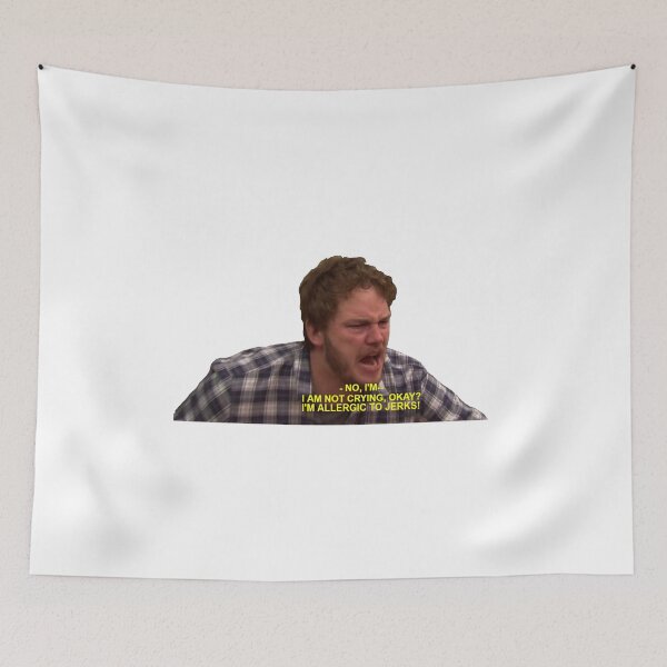 Item preview, i am not crying, i'm allergic to jerks  designed and sold by sophieclaflin.