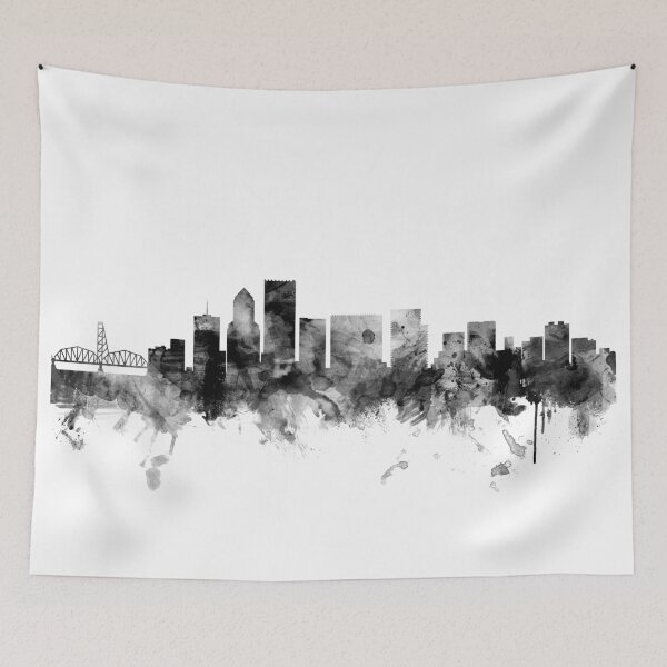 Item preview, Portland Oregon Skyline designed and sold by ArtPrints.