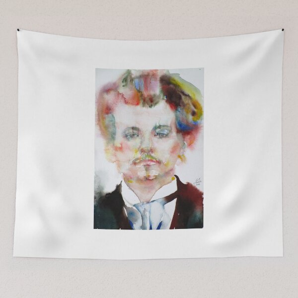 Item preview, ALFRED JARRY - watercolor portrait designed and sold by lautir.