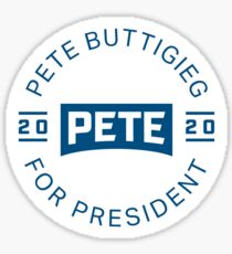 Pete Buttigieg for President - River Blue Sticker
