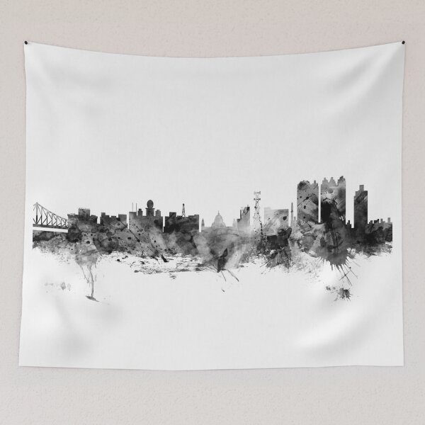 Item preview, Calcutta (Kolkata) India Skyline designed and sold by ArtPrints.