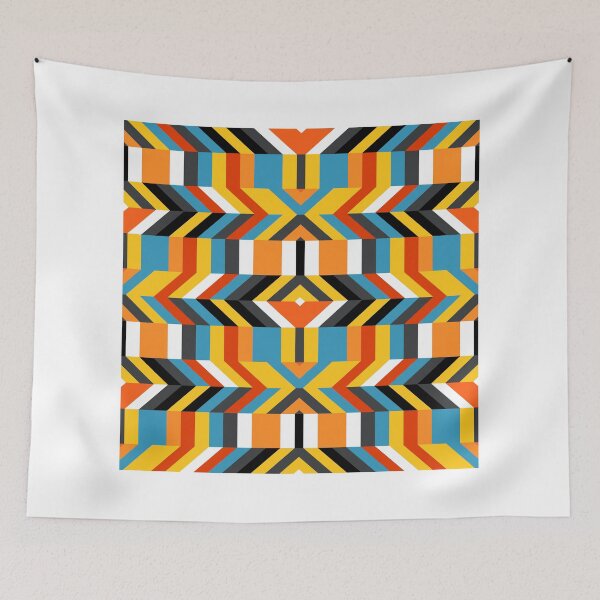 Item preview, Colorful op art pattern designed and sold by Daria Rosen.