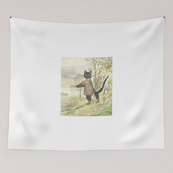 Item preview, Hunting Black Cat by Beatrix Potter designed and sold by Vintage Designs +.