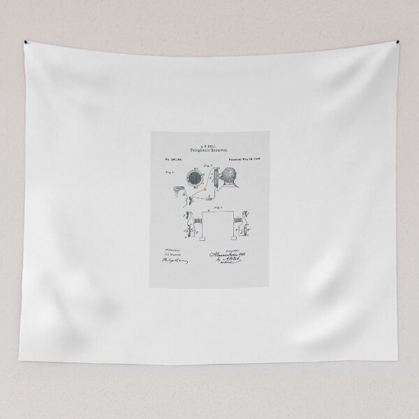 Item preview, Alexander Bell Telephone Receiver Patent 1881 designed and sold by DesignsOnLondon ..