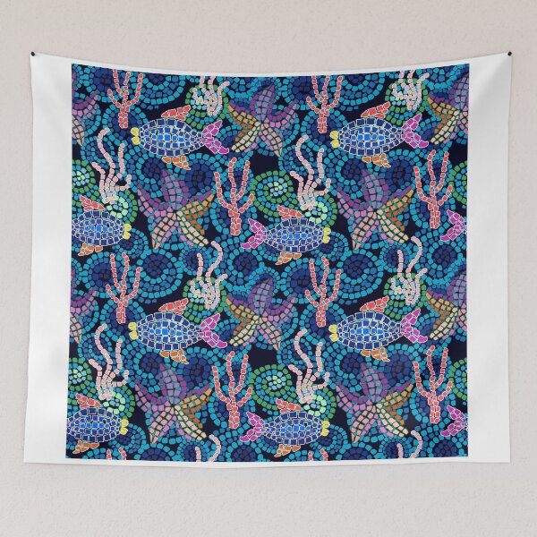 Item preview, Sea life colorful mosaic. designed and sold by SvetlanaK.