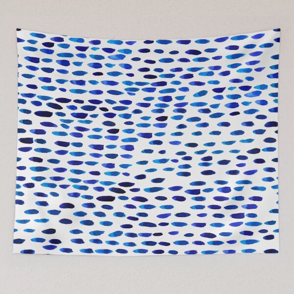 Item preview, Cobalt Blue Brushstrokes designed and sold by natalievmason.