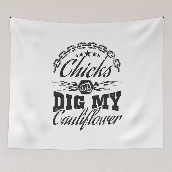 Item preview, Chicks dig my cauliflower designed and sold by nektarinchen.