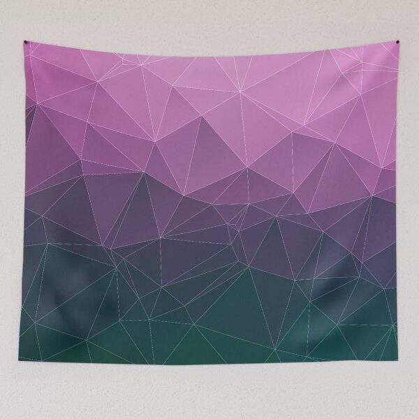 Item preview, Geometric Triangle Cliffside Purple designed and sold by SpaghettiFarmer.