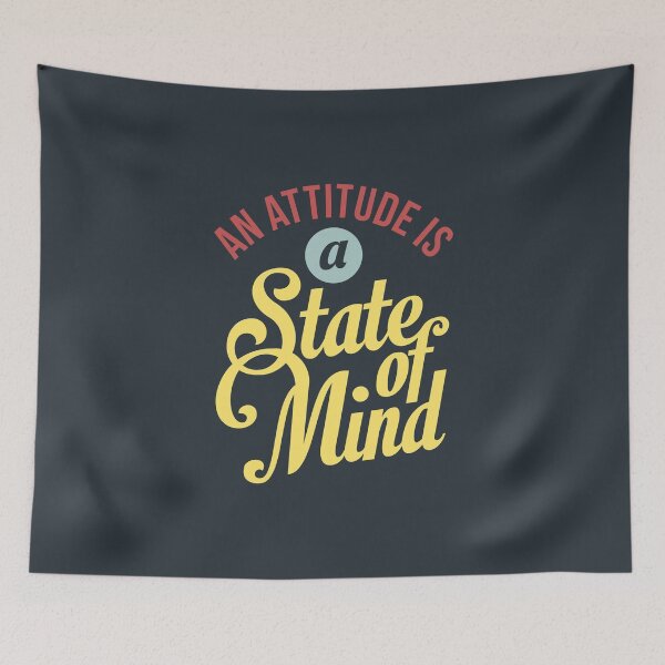 Item preview, An Attitude is a State of Mind - Typography Art designed and sold by VomHaus.