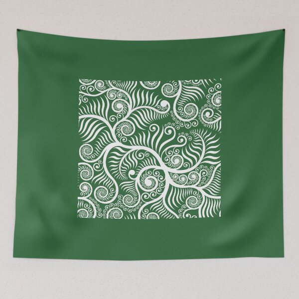 Item preview, NZ fern in white designed and sold by clrgraphics.