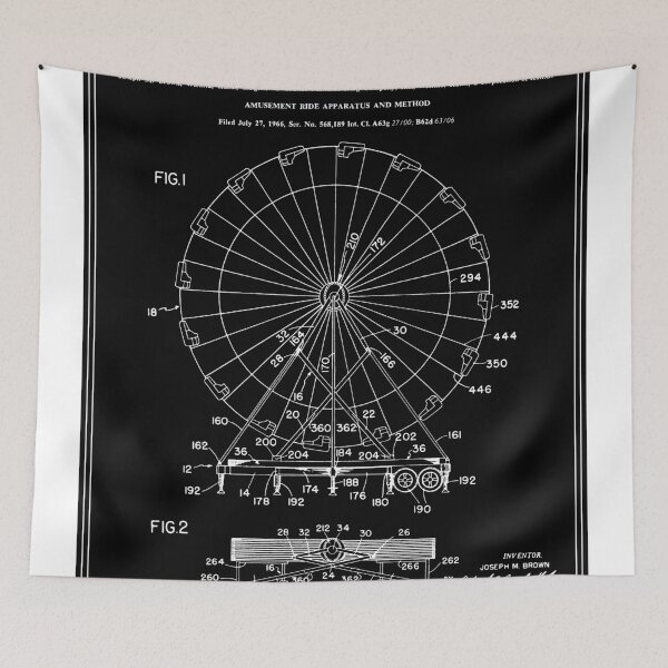 Artikelvorschau, Amusement Rided Patent - Schwarz entworfen und verkauft von FinlayMcNevin.