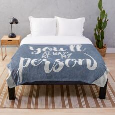 Du wirst immer meine Person sein Fleecedecke
