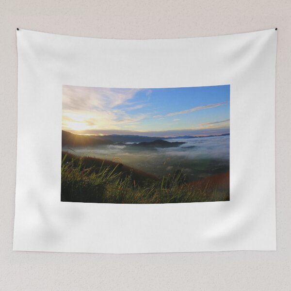 Item preview, Sunrise over the morning mist and clouds designed and sold by vanessal.