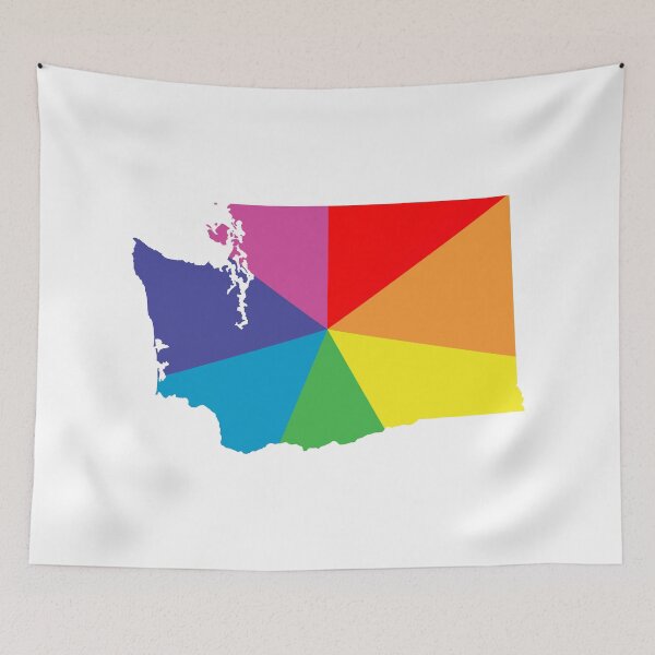 Item preview, washington color burst designed and sold by chromatosis.