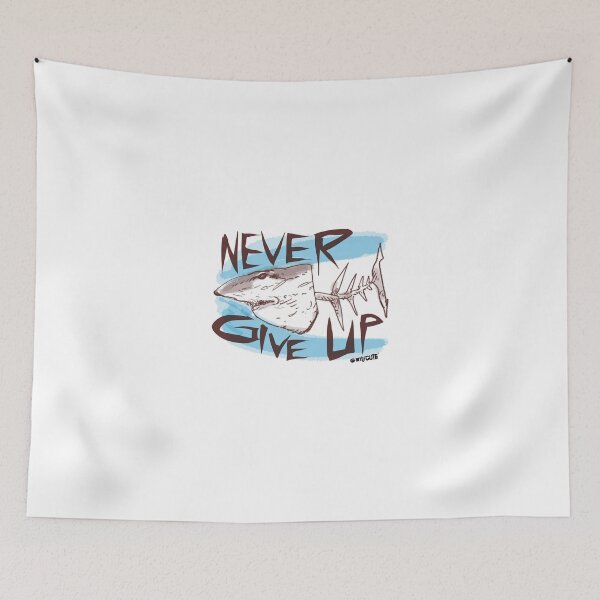 Item preview, never give up designed and sold by anticute.