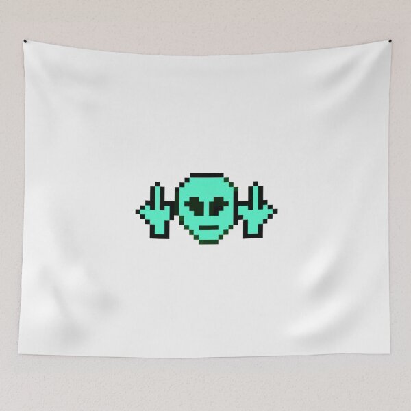 Item preview, Pixel Alien Swearing designed and sold by Ravanna Lotus.