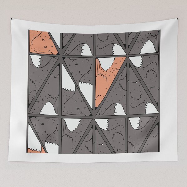 Item preview, Triangle foxes. Why not. designed and sold by yokunen.