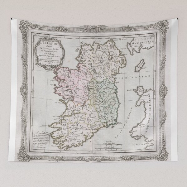 Item preview, Vintage Map of Ireland (1766) designed and sold by BravuraMedia.