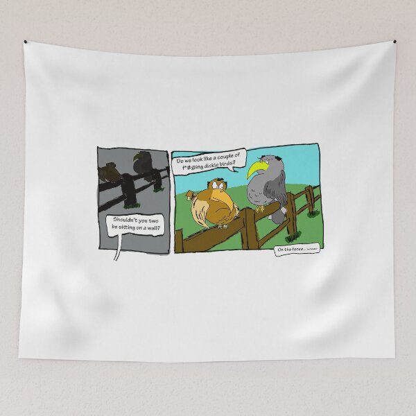 Item preview, On the fence - Dickie birds (Horizontal) designed and sold by stevenestor.