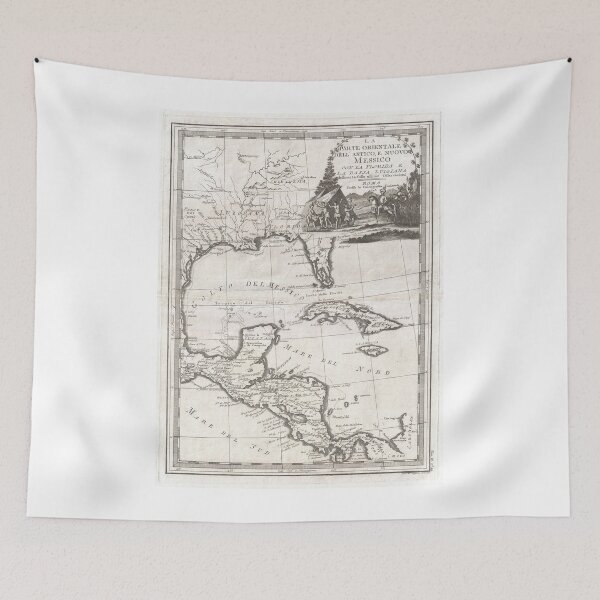 Item preview, Vintage Map of The Gulf of Mexico (1798) designed and sold by BravuraMedia.