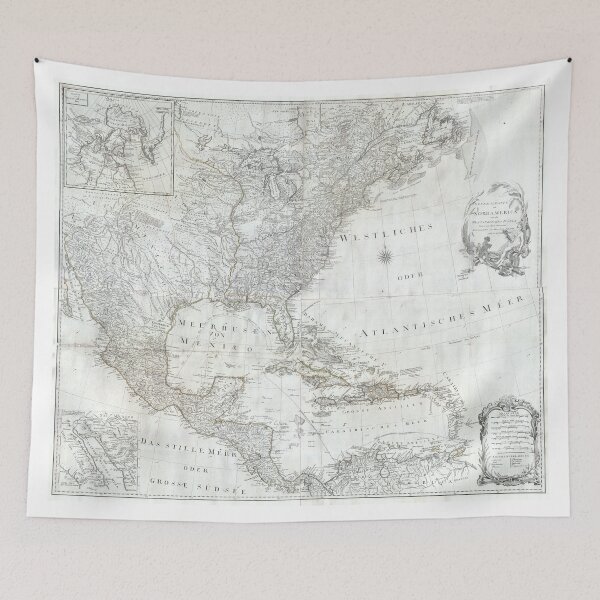 Item preview, Vintage Map of North America (1788) designed and sold by BravuraMedia.