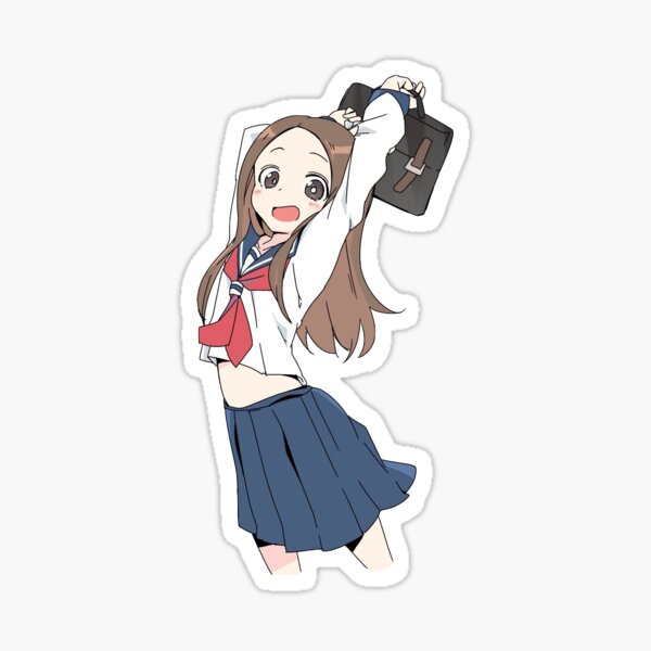 Karakai Jouzu no Takagi-san Sticker for Sale by matsumayuyu