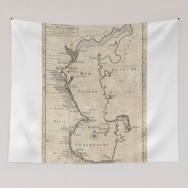 Item preview, Vintage Map of The Caspian Sea (1730) designed and sold by BravuraMedia.