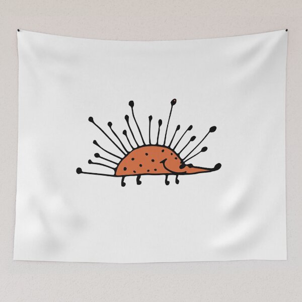 Item preview, Funny orange hedgehog designed and sold by Kudryashka.