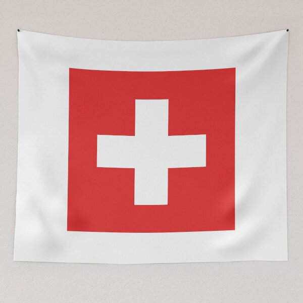 Item preview, Swiss Flag designed and sold by AntiqueImages.
