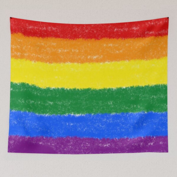 Artikelvorschau, LGBT Pride Flagge (Spraypaint) entworfen und verkauft von DoubleAces.