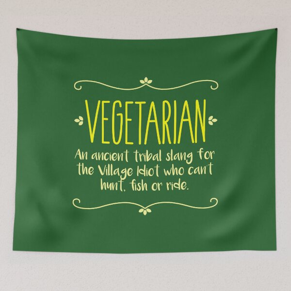 Item preview, Funny Vegetarian Meaning - Being Sarcastic T Shirt designed and sold by VomHaus.