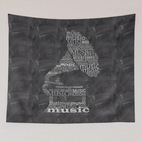 Item preview, Gramophone on chalkboard designed and sold by adiosmillet.