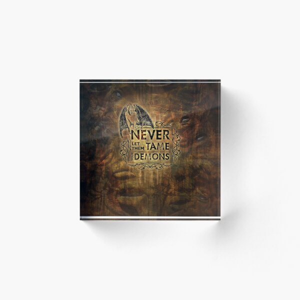 Item preview, Never Let Them Tame Your Demons designed and sold by QGPennyworth.