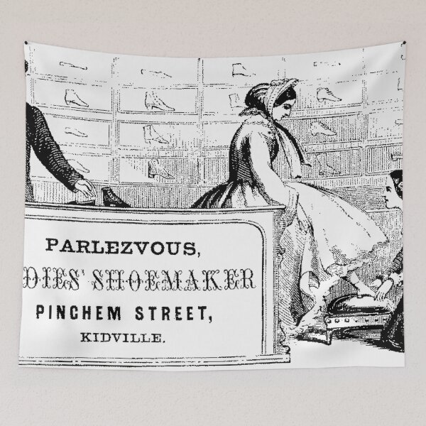 Item preview, Lady Shoemaker designed and sold by Quill-n-Ink.