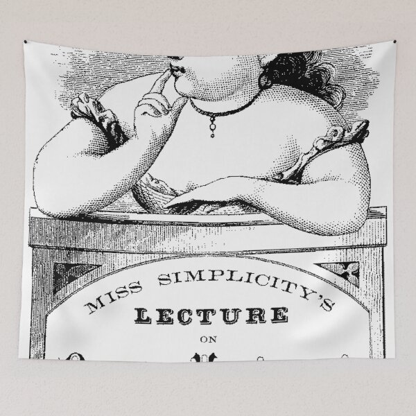 Item preview, Miss Simplicity's Lecture  designed and sold by Quill-n-Ink.