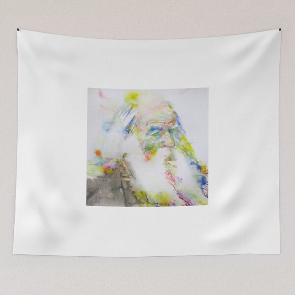 Item preview, WALT WHITMAN - watercolor portrait.5 designed and sold by lautir.