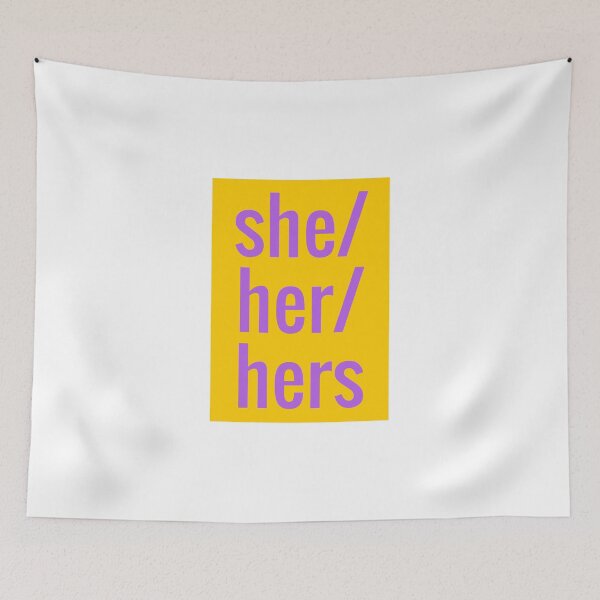Item preview, My Pronouns Are She/Her/Hers designed and sold by juliangrayart.