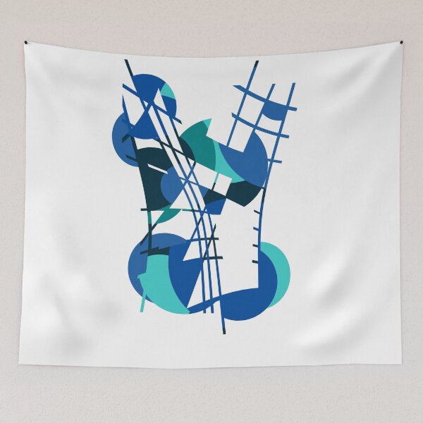 Item preview, Blue abstraction designed and sold by ValentinaHramov.