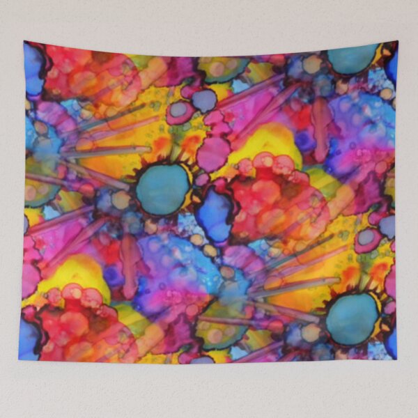 Item preview, Rainbow Bursts Alcohol Inks designed and sold by KirstenStar.