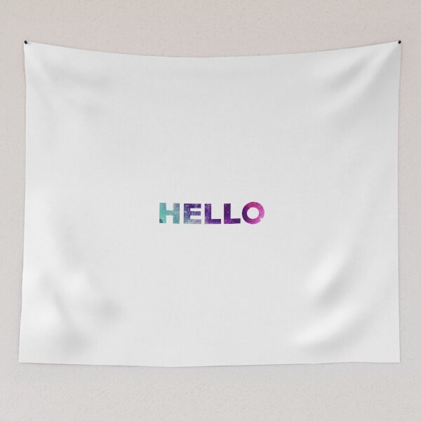 Item preview, Galaxy Print (HORIZONTAL) "HELLO"  designed and sold by hnewman97.