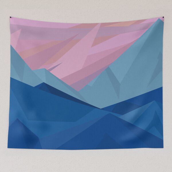 Item preview, Geometric Mountains designed and sold by PeasantsScream.