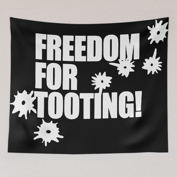 Item preview, Freedom for Tooting! designed and sold by LordNeckbeard.