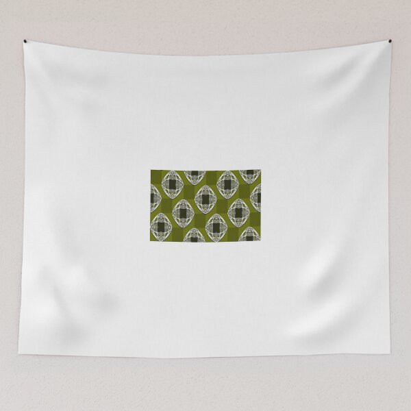 Item preview, Nouveau Eye Checkerboard Olive designed and sold by JaZilla.