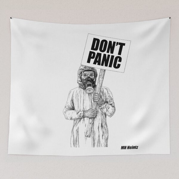 Item preview, Don't Panic designed and sold by MH Heintz.